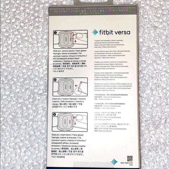 Fitbit versa classic band with light up Slap Wrap wristband NEW Unisex - Picture 3 of 6